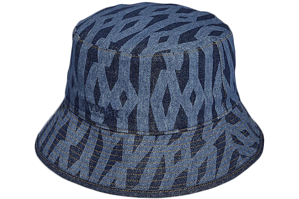 adidas Ivy Park Reversible Monogram Bucket Hat Dark Blue