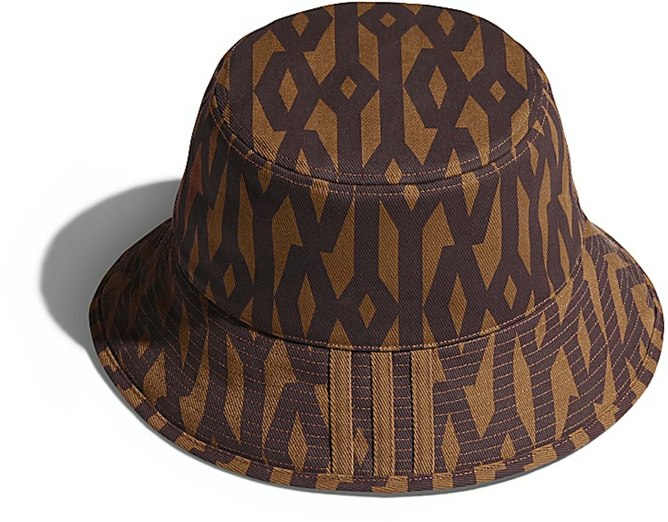 LOUIS VUITTON Monogram Bandana Reversible Cotton Bucket Hat - One-color