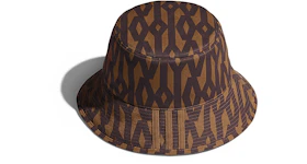 adidas Ivy Park Reversible Monogram Bucket Hat Wild Brown