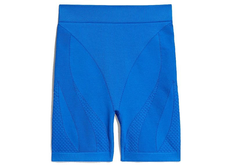 Pre-owned Adidas Originals Women's Adidas Ivy Park Short Tights In Glory Blue/team Royal Blue