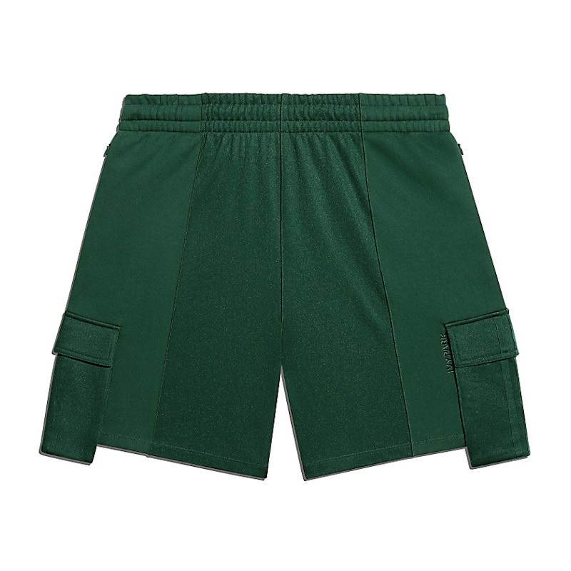 adidas dark green shorts