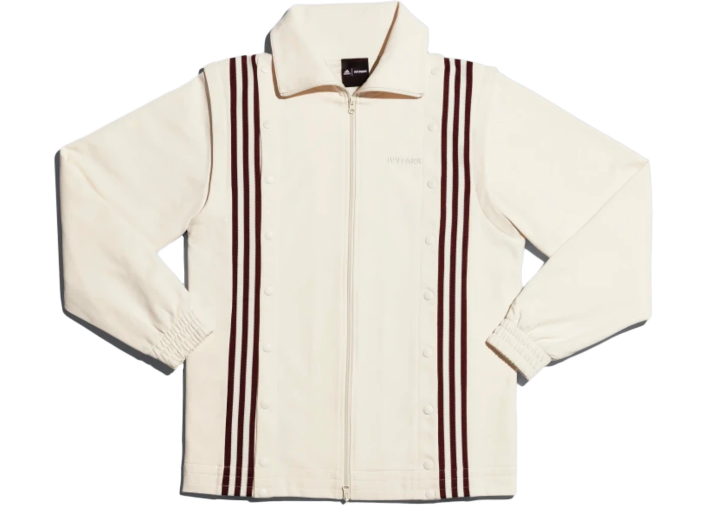Adidas snap top track jacket