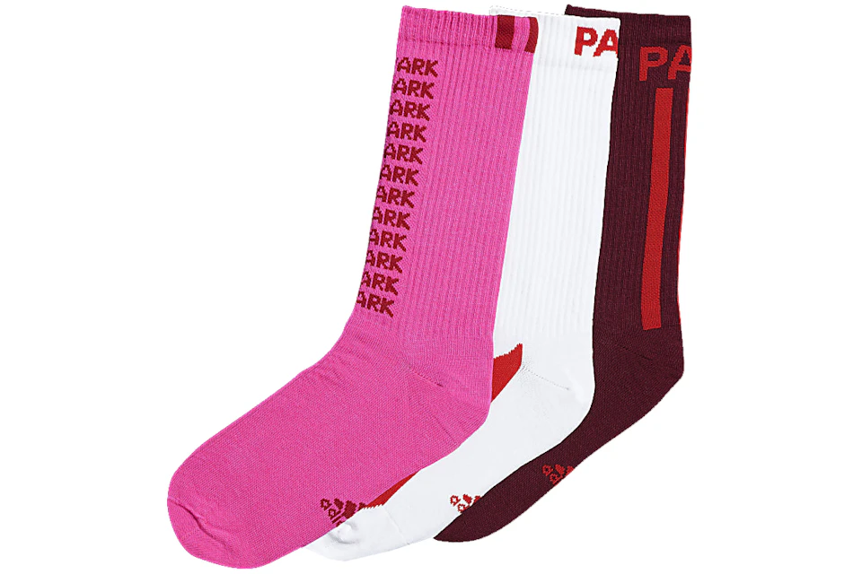 adidas Ivy Park Sock Pack (3 Pairs) Shock Pink/Core White/Shock Pink