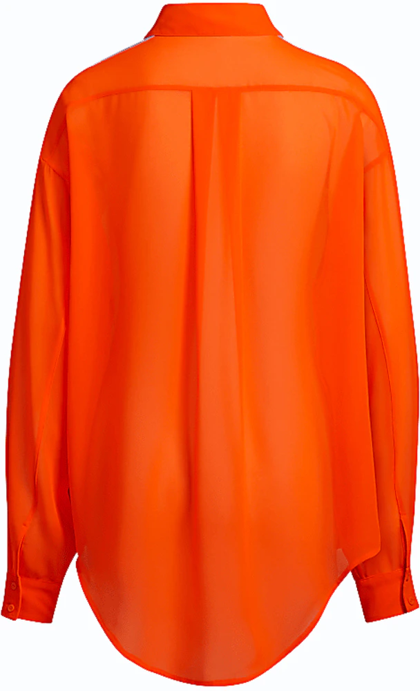 adidas Ivy Park Swim Cover-Up Shirt Solar Orange - SS21 - US