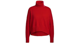 adidas Ivy Park Turtleneck Crop Sweater Red