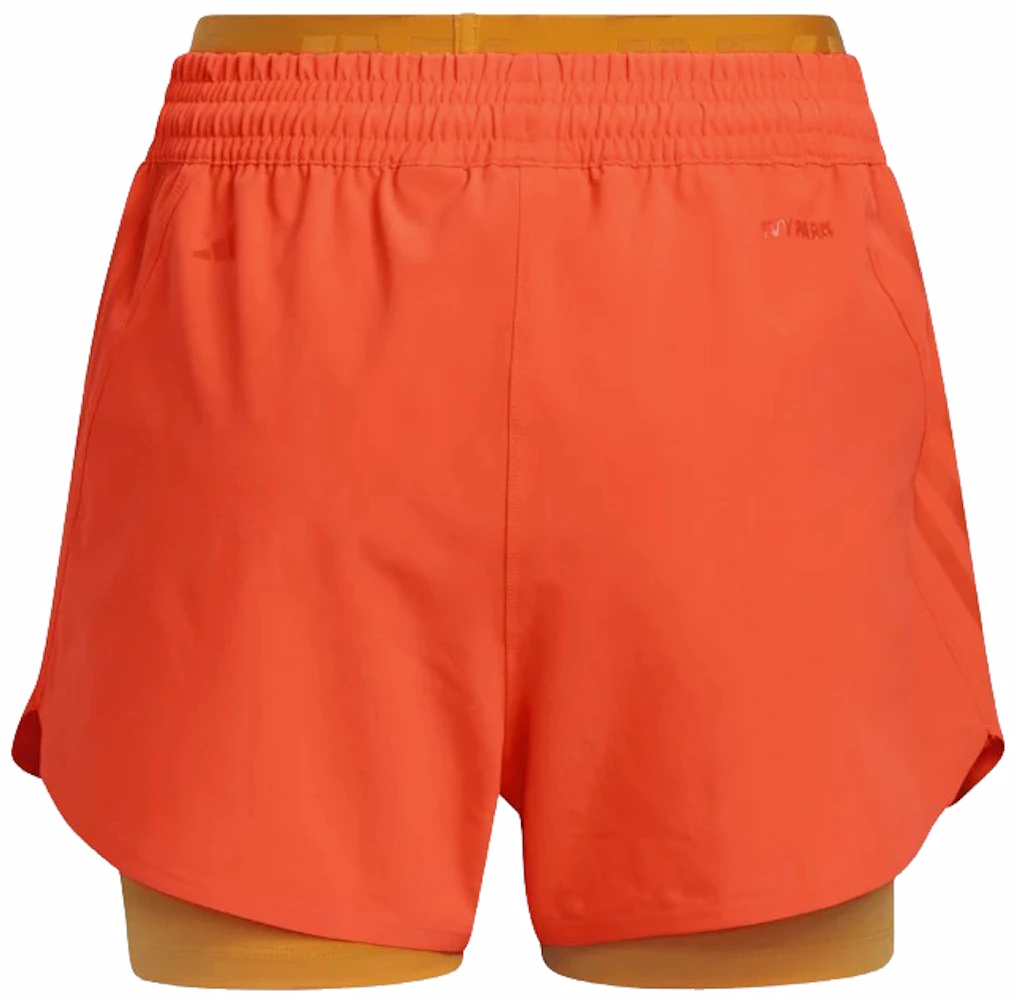 adidas Ivy Park Two-In-One Shorts Solar Orange - SS23 - US