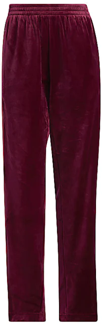 adidas Ivy Park Velour Track Pants (All Gender) Cherry Wood - SS22 - US