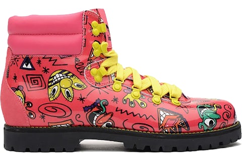 adidas JS Face Hiking Boot Pink Men's - M18988 - US adidas JS Face Hiking Boot Pink Men's - M18988 - US