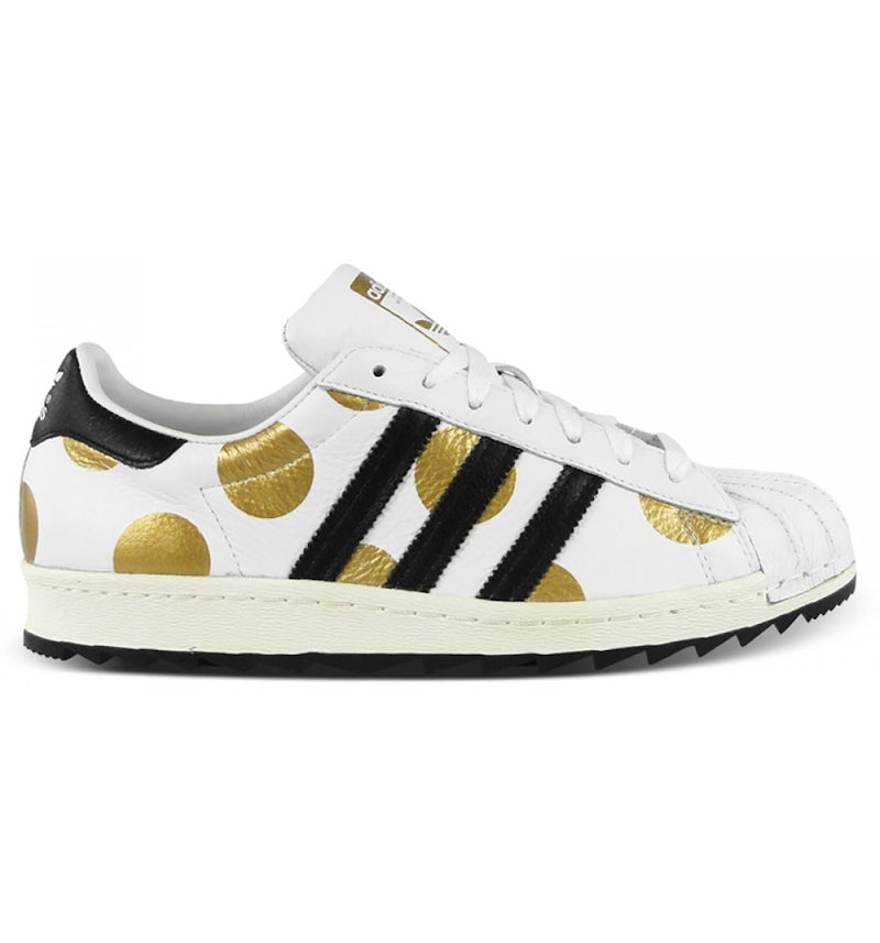 adidas JS Superstar 80s Ripple White Black Gold Men's - G61527 - US adidas JS Superstar 80s Ripple White Black Gold Men's - G61527 - US