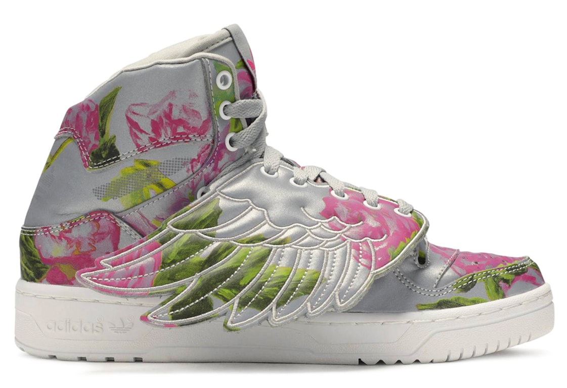 Pre-owned Adidas Originals Adidas Js Wings Floral 3m In Multi Solid Grey