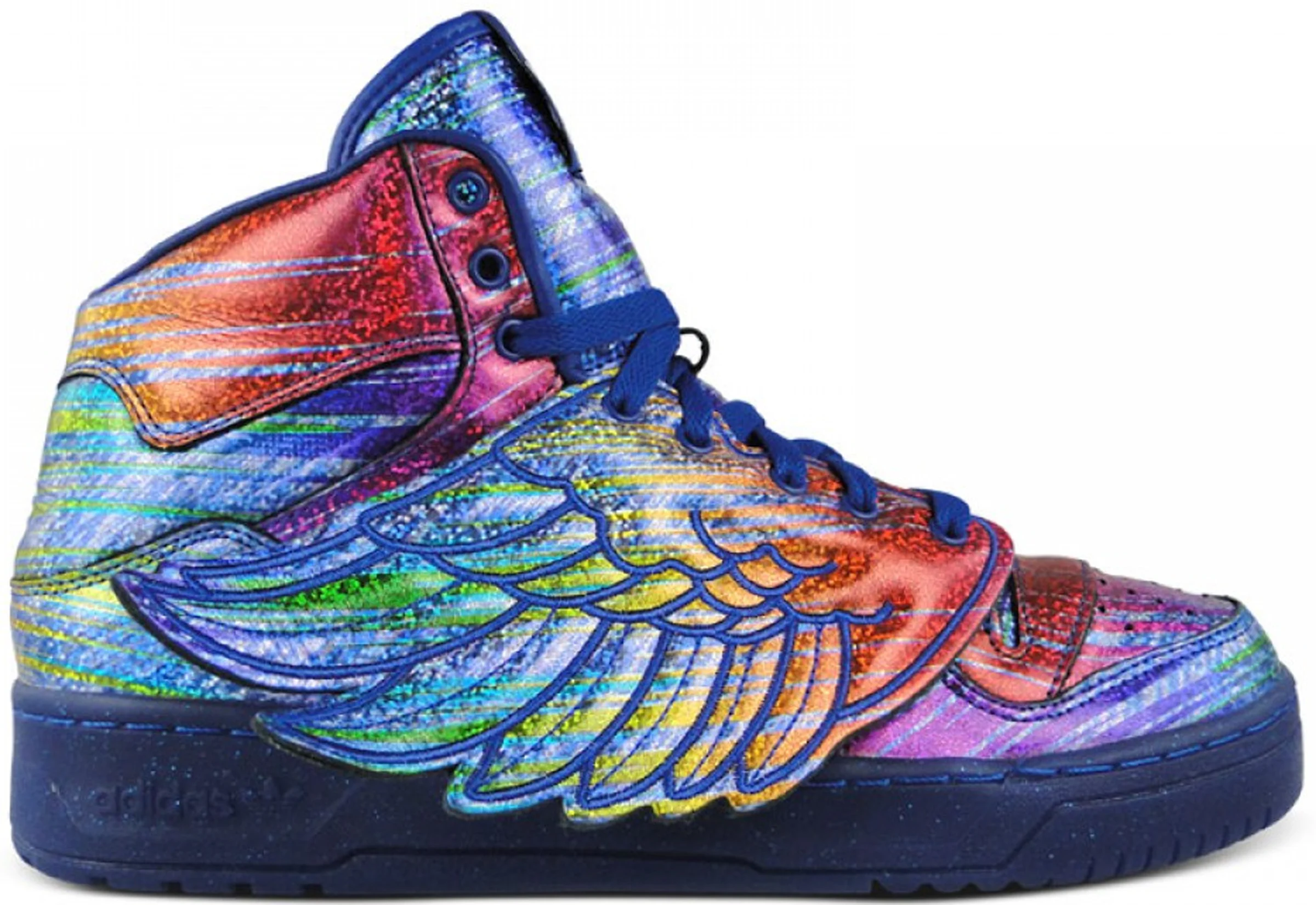 adidas JS Wings Jeremy Scott Rainbow Foil