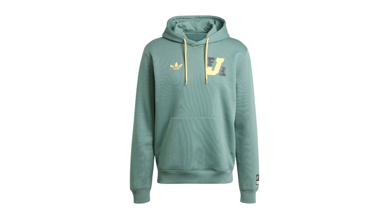 Pre-owned Adidas Originals Men's Adidas Jamaica Vrct Hoodie In Tech Emerald