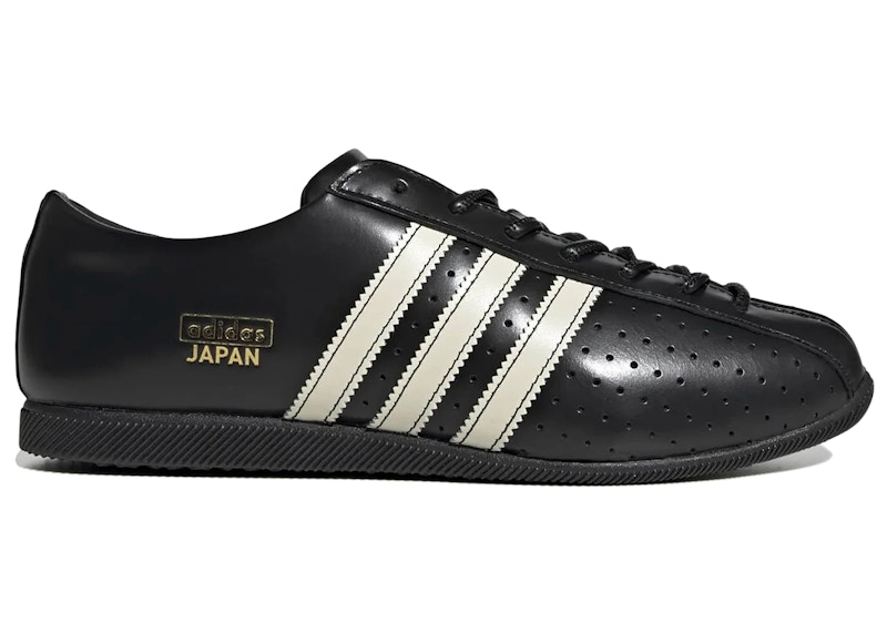 Adidas Japan Lux Black (Women's) Sneakers in Core Black/Cream White/Gold Metallic (KJ5160)