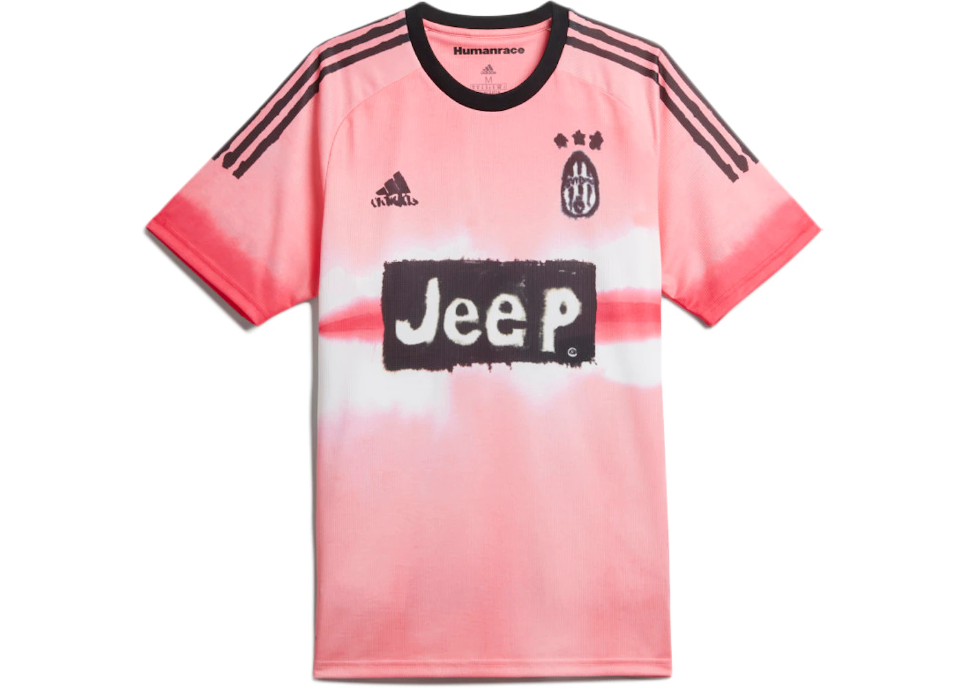 adidas Juventus Human Race Jersey Glow Pink Black