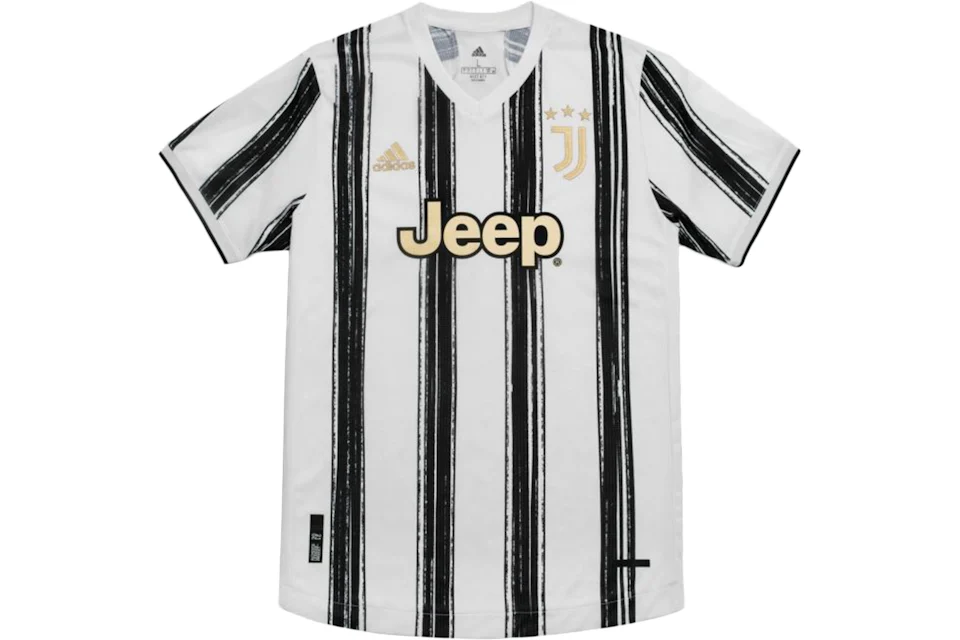 adidas Juventus Maglia Gara Home Authentic 2020 21 Jersey White