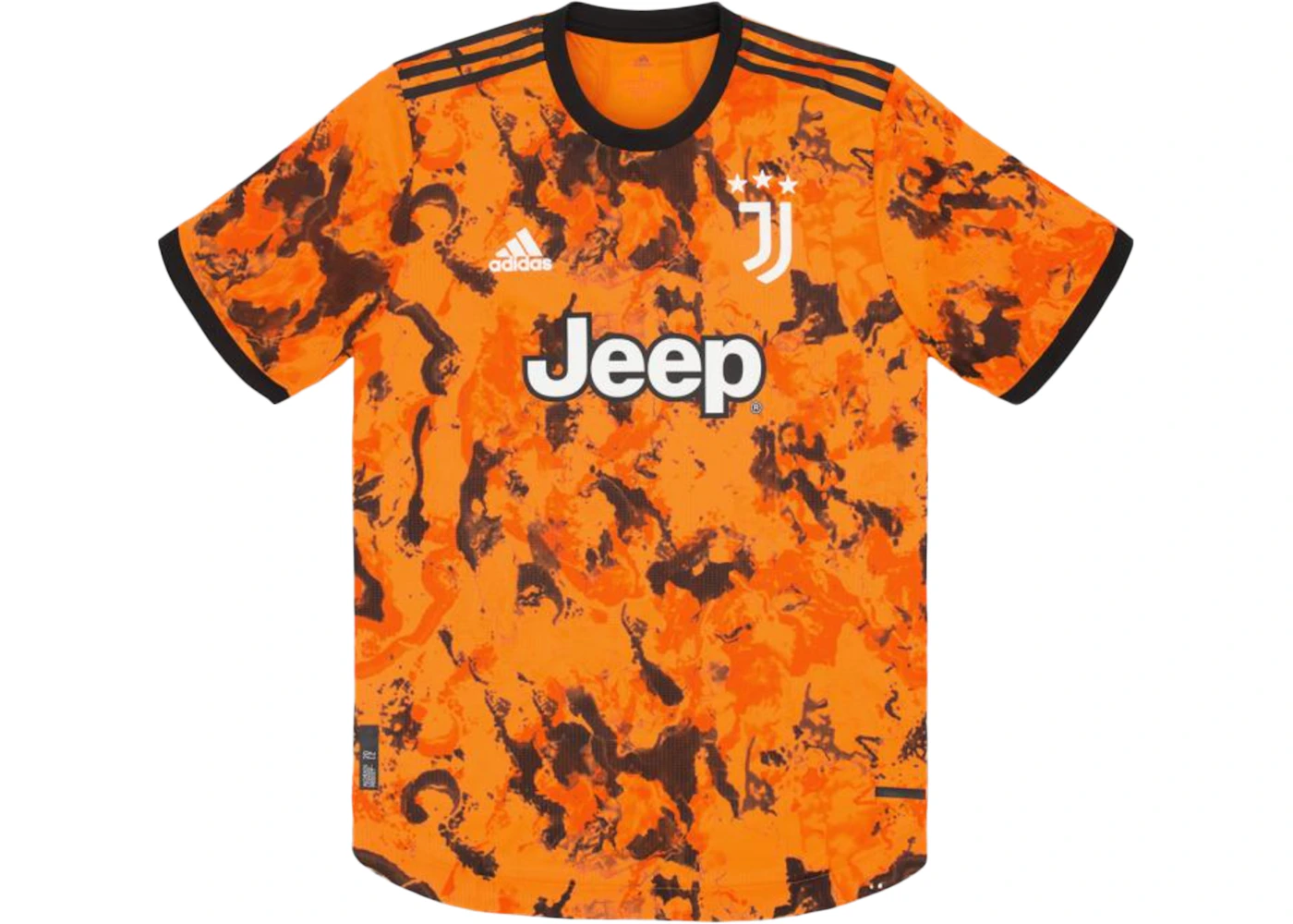 adidas Juventus Maglia Gara Third Authentic 2020 21 Jersey Orange