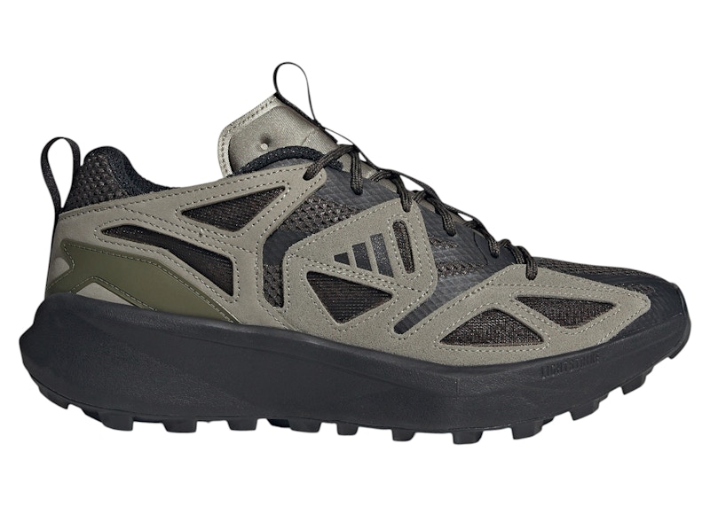 adidas Kantai Trail Shadow Olive Black Silver Pebble - JR5612