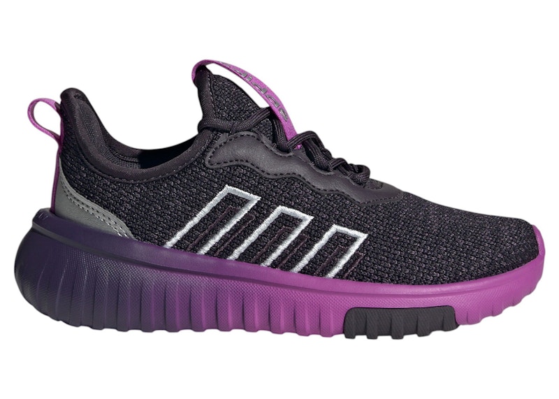 Pre-owned Adidas Originals Kaptir Flow 2.0 Sneakers In Aurora Black/silver Metallic/aurora Plum