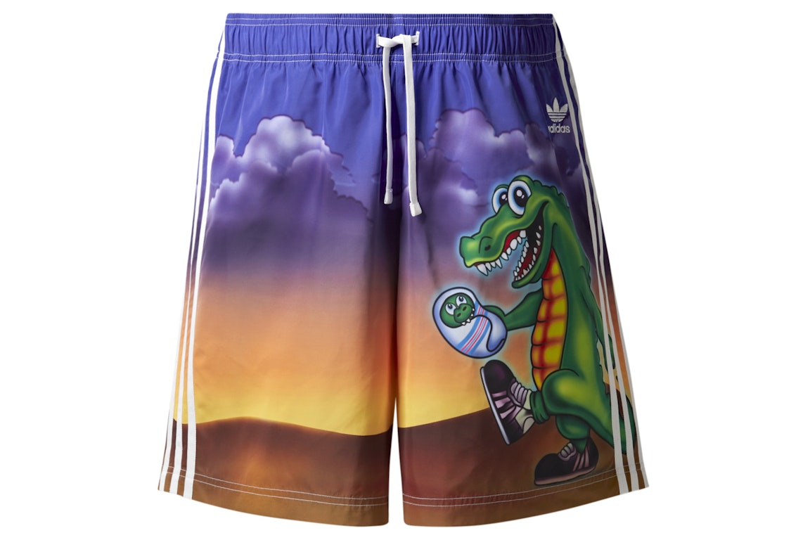 Pre-owned Adidas Originals Adidas Kerwin Frost Ms. Croc Shorts Multi