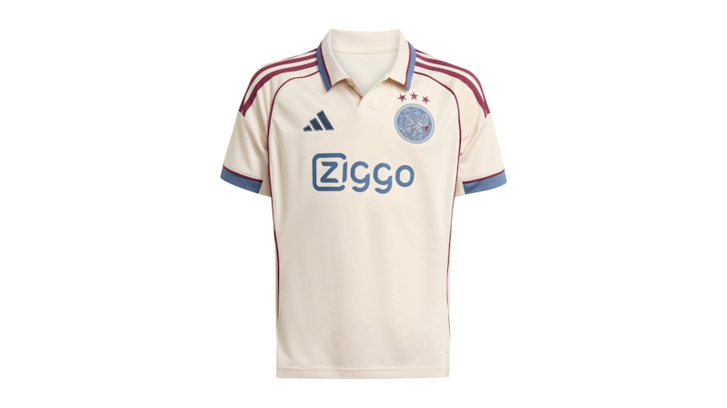 AJAX AMSTERDAM アウェイ・ユニ adidas Kids Ajax Amsterdam 25/26 Third Jersey Halo Ivory - SS26 - US