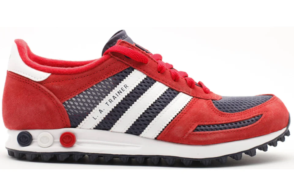 Adidas la trainer white navy red Clearance