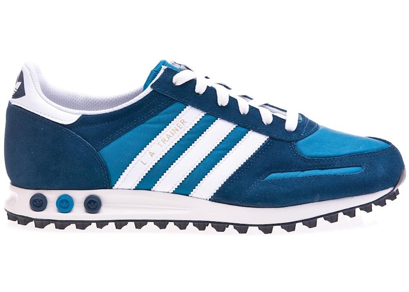 Adidas trainer pelle on sale blu