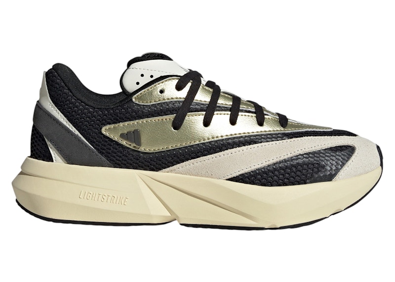 adidas Lightblaze Black Gold Metallic Carbon (Women's) - JR7209