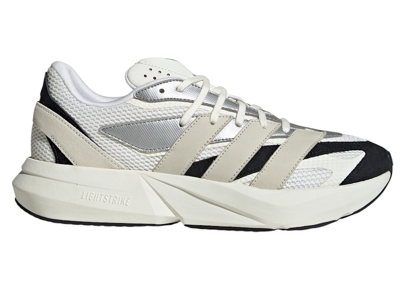 adidas Lightblaze White Off White Silver Metallic - JR7213