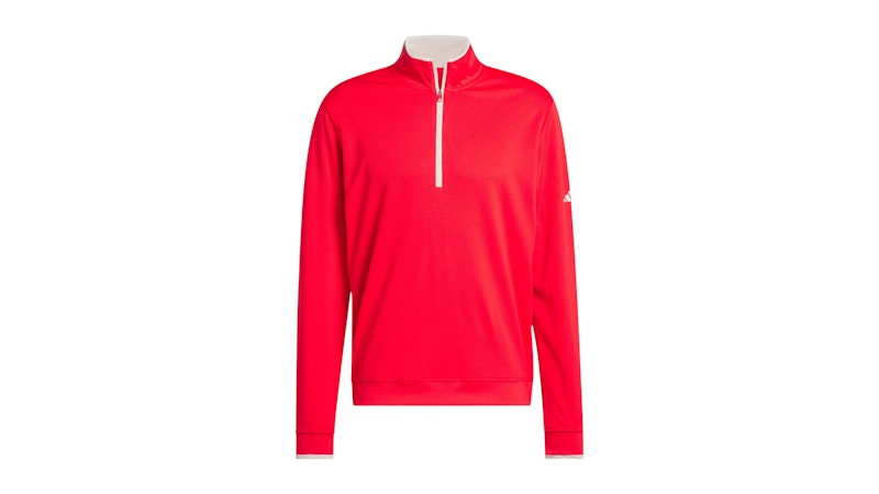 adidas Lightweight Half-Zip Top Pure Ruby