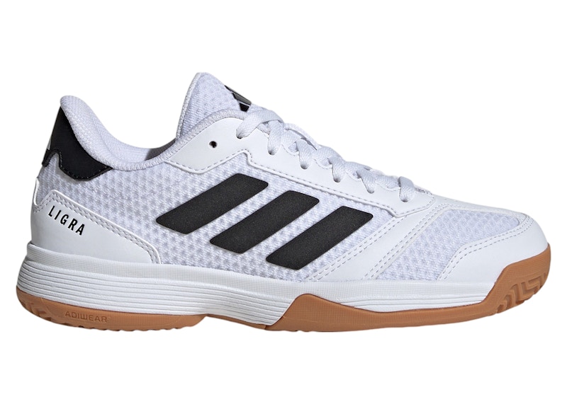 Pre-owned Adidas Originals Ligra 8 Indoor Sneakers In Cloud White/core Black In Multi