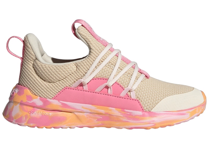 adidas Lite Racer Adapt 5.0 Wonder White Crystal Sand Bliss Pink (GS) -  ID5904 - JP