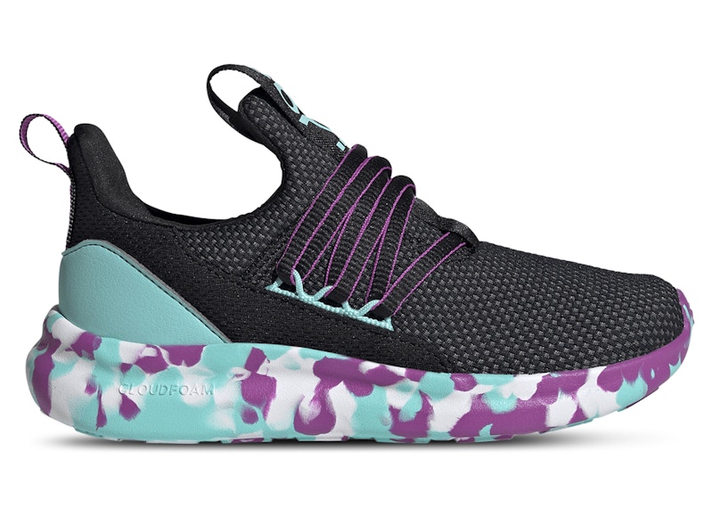 adidas Lite Racer Adapt 7.0 Black Purple Burst Aqua (GS)
