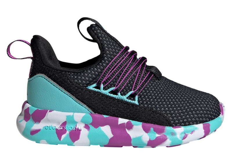 adidas Lite Racer Adapt 7.0 Black Purple Burst Aqua (TD)