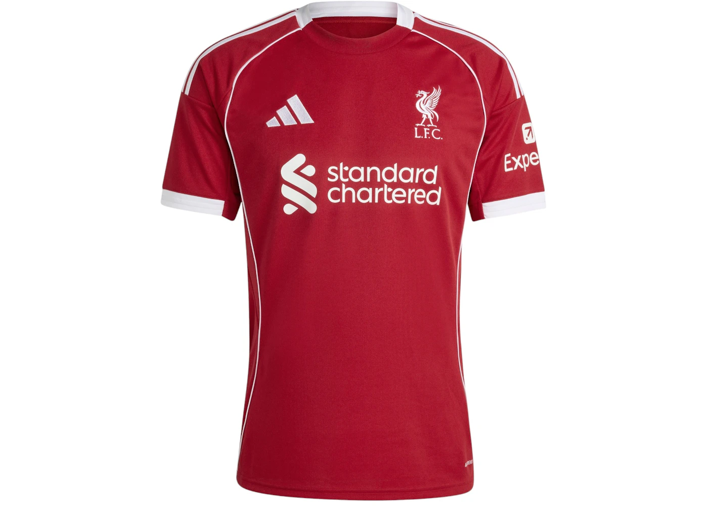 adidas Liverpool FC 25/26 Home Jersey Strawberry Red - FW25 - US