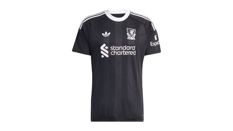 Liverpool adidas ユニフォーム 黒 adidas Liverpool FC 25/26 Third Goalkeeper Jersey Black Men's