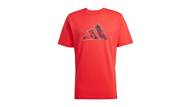 adidas Logo Graphic Tee Pure Ruby