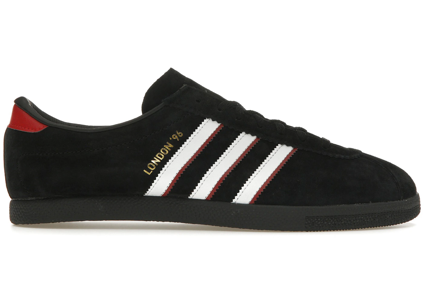 adidas London 96 Core Nero Migliore Scarlatto Uomo IH4773 IT
