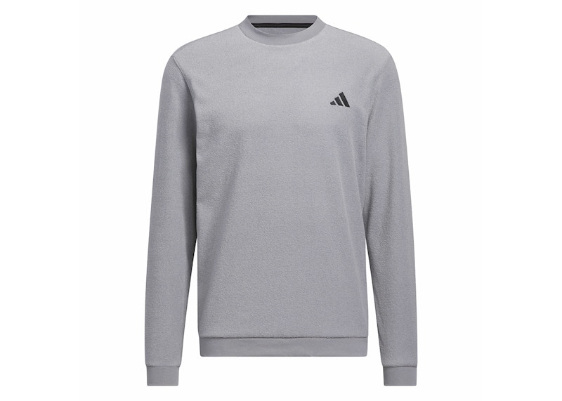 adidas Long Sleeve Crew Sweatshirt Grey Three Hombre SS24 MX