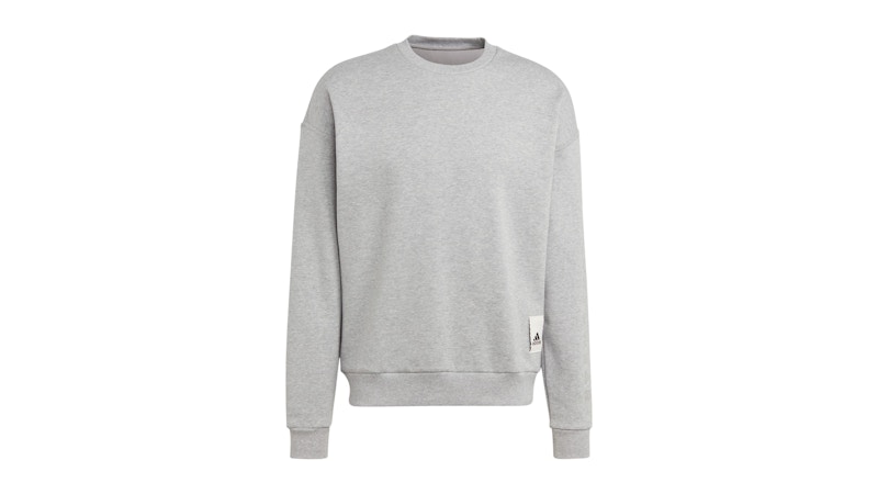 【Adidas コリア】 Lounge Fleece Sweatshirt adidas mens Lounge Fleece Sweatshirt, Black, X-Small US at
