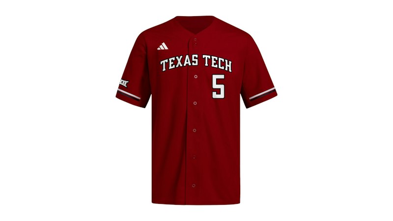 adidas Mahomes Full-Button Jersey Team Power Red