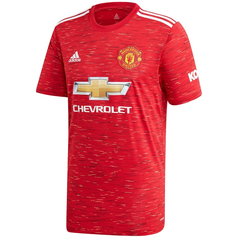 Pre-owned Adidas Originals Adidas Manchester United Home Shirt 2020-21 Jersey Red