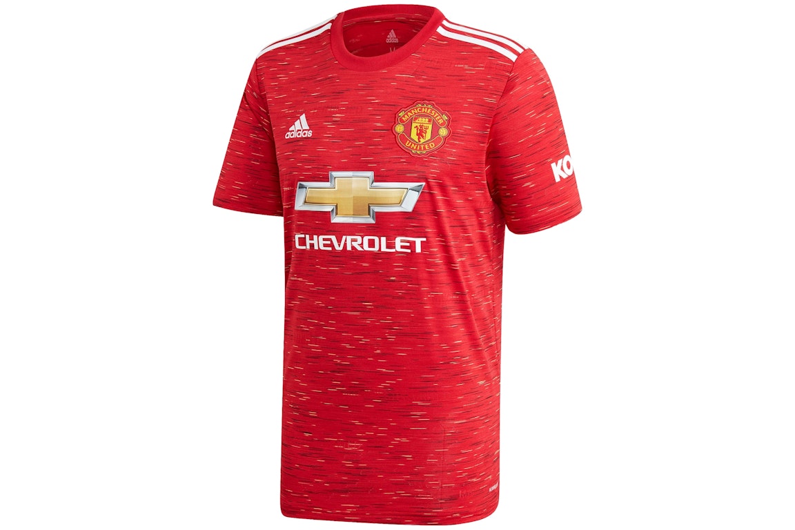 Pre-owned Adidas Originals Adidas Manchester United Home Shirt 2020-21 Jersey Red