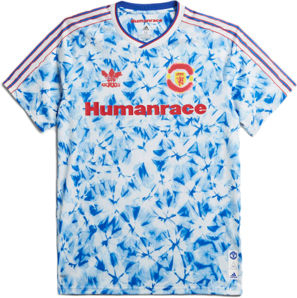 adidas Manchester United Race Jersey White/Bold Blue FW20 Men's - US