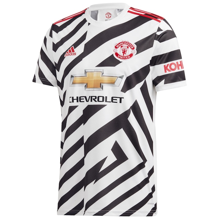 Pre-owned Adidas Originals Adidas Manchester United Third Shirt 2020-21 Jersey White