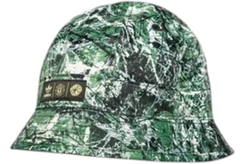 adidas Manchester United x Stone Roses Bucket Hat Green Men's US