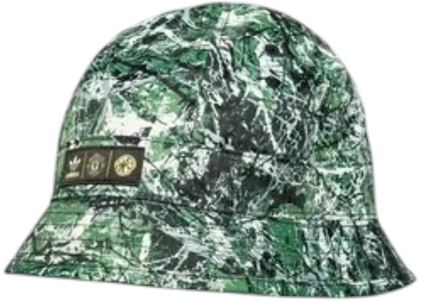 adidas Manchester United x Stone Roses Bucket Hat Green Men's - US