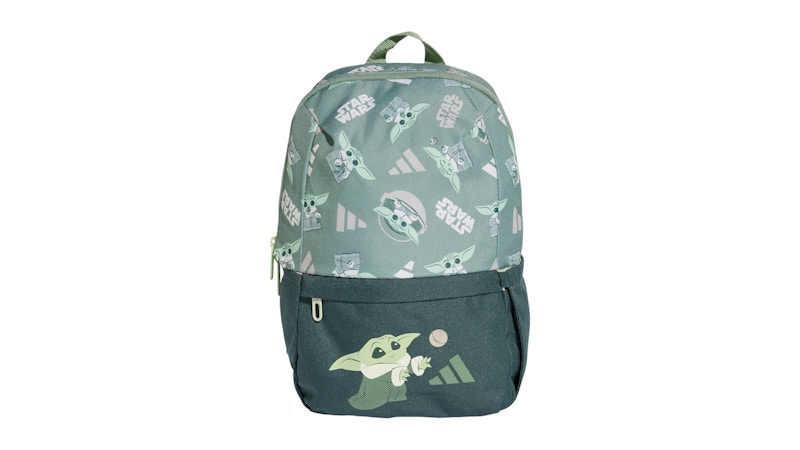 Pre-owned Adidas Originals Mandalorian Backpack In Legend Ivy