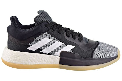 adidas Marquee Boost Low Black White Gum Men's D96932 US