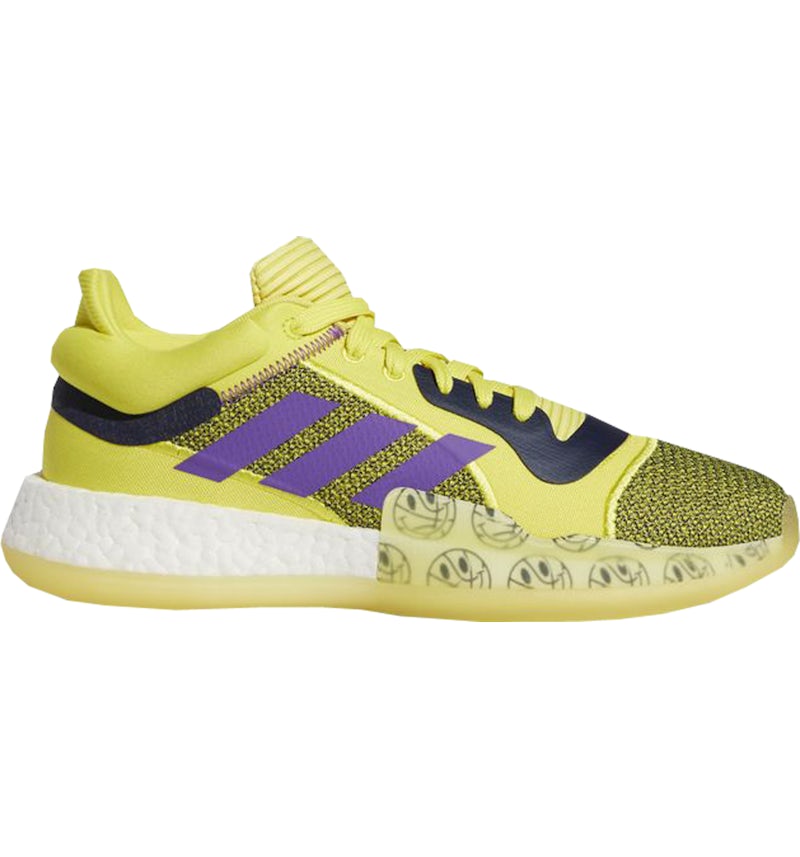 adidas Marquee Boost Low Jaune Violet Noir Homme Style G27743 FR