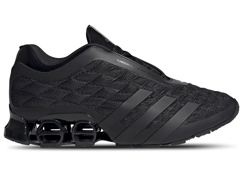 Men's Adidas Megaride S2 M Black Sneakers in Core Black/Iron Metallic